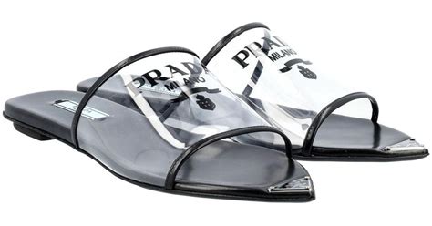 prada sandals sale|prada plexiglass sandals.